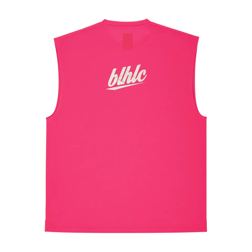 ballaholic-tops-3d-net-back-print-tanktop-pink-ivory-black image 1