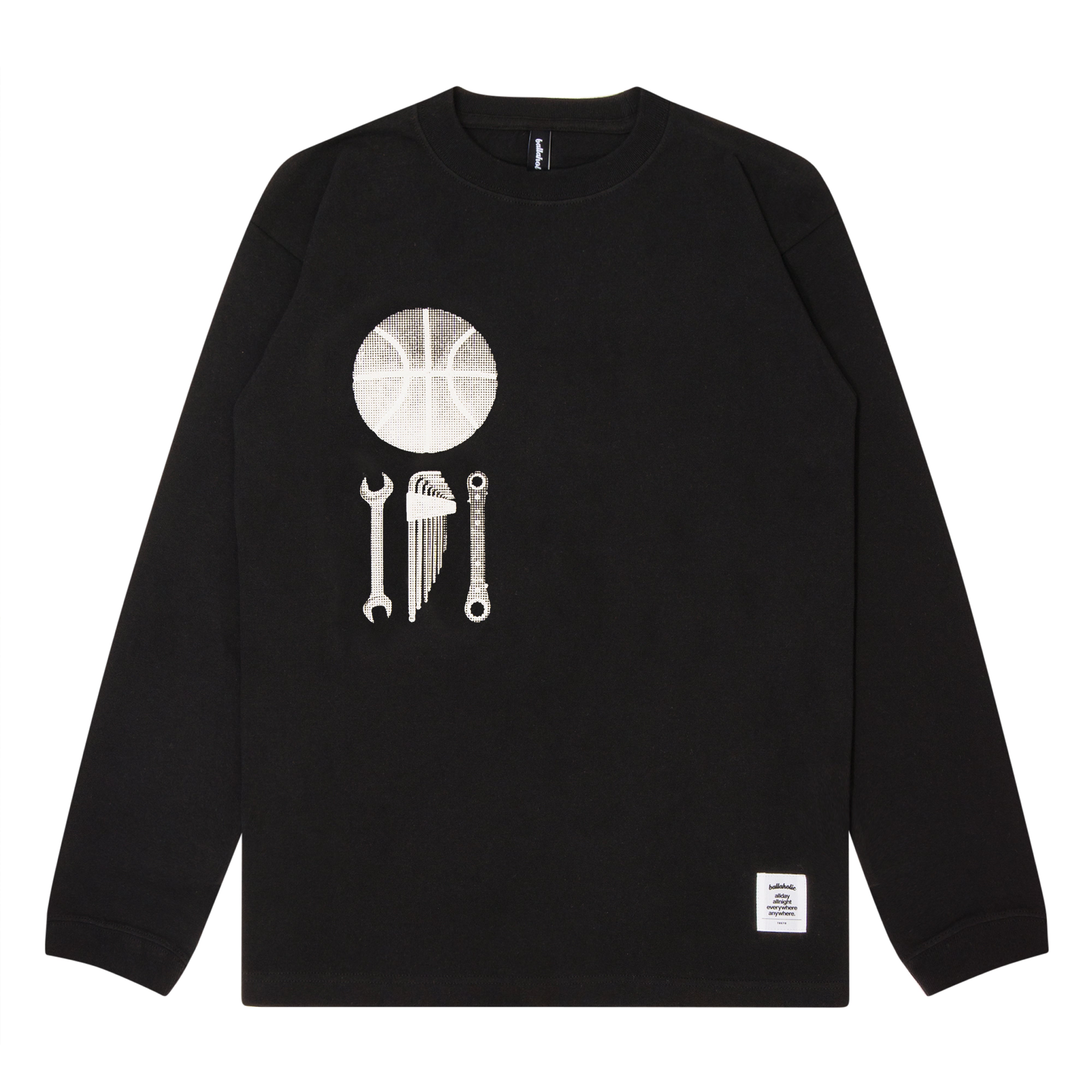 ballaholic-cotton-long-tees-shc-long-tee-shirt-schwarz image 1