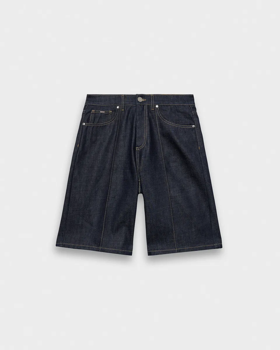 eightyfive-baggy-jorts-denim-shorts-raw-denim-naht image 1
