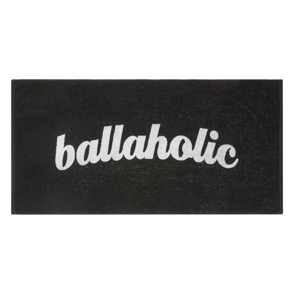 ballaholic-accessories-logo-badetuch-schwarz-jacquard image 1