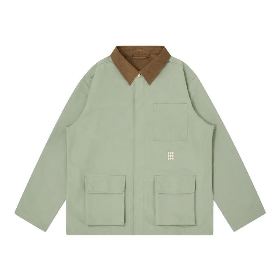 ballaholic-tops-reversible-coverall-jacket-wendejacke-gr-n image 1