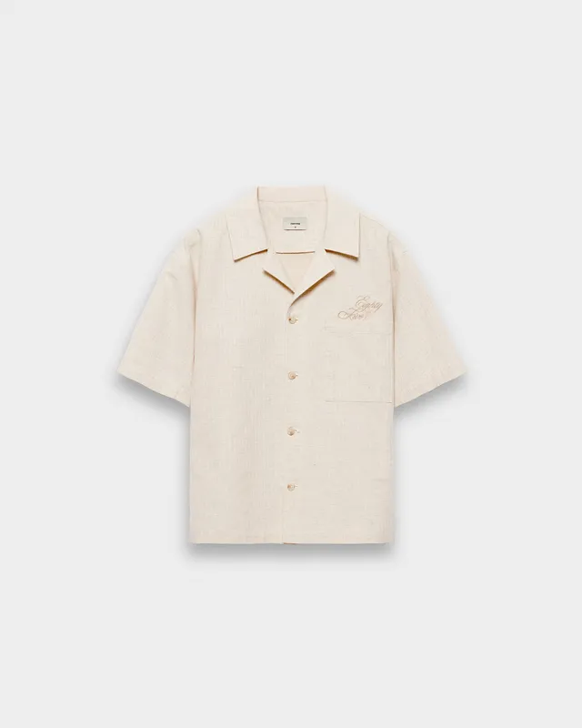 eightyfive-structured-shirt-hemd-ecru-bowling-kragen image 1
