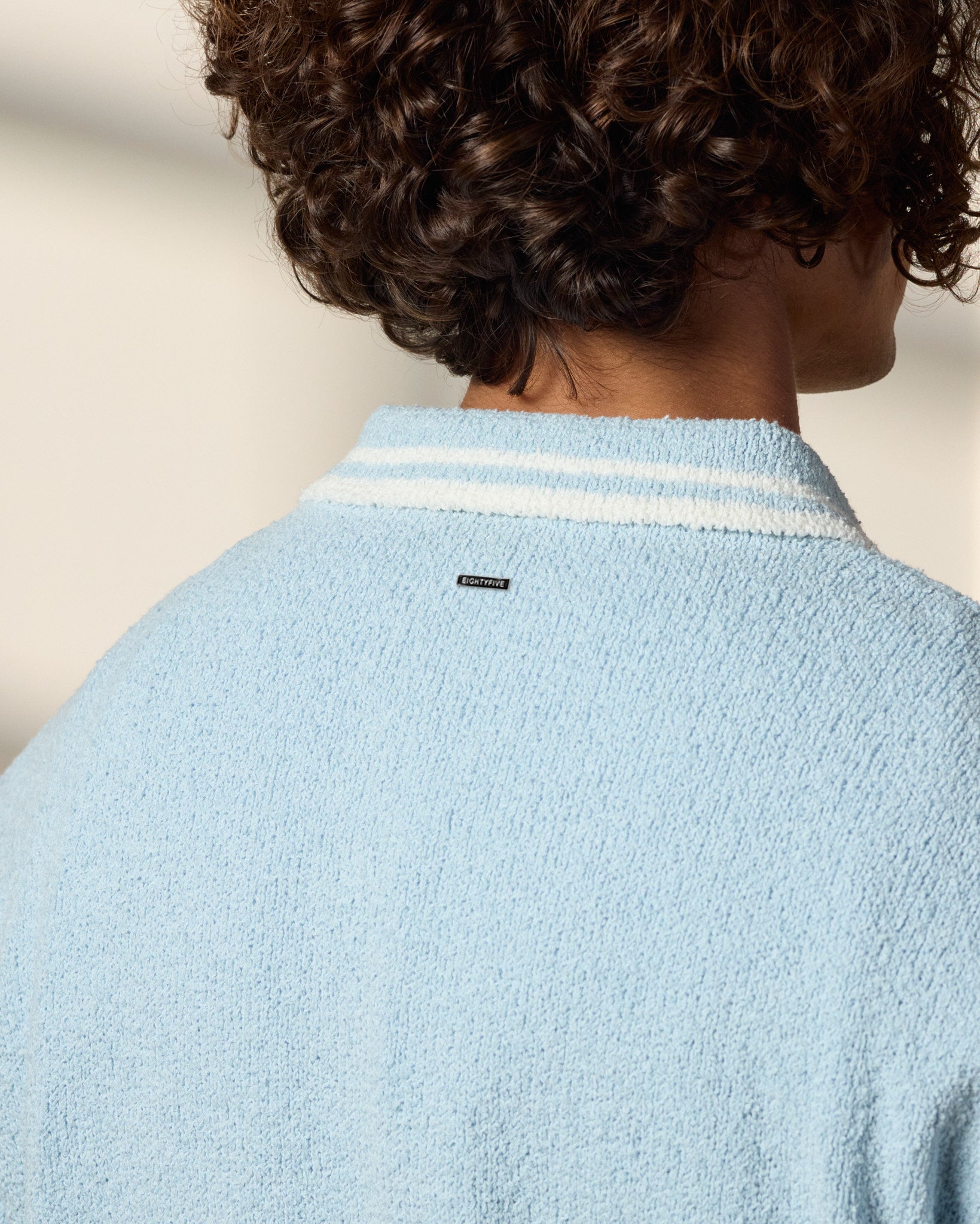 eightyfive-boucle-polo-longsleeve-polo-babyblue-regular image 7