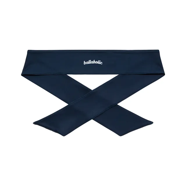ballaholic-logo-head-tie-stirnband-navy image 1