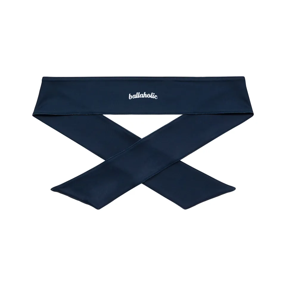 ballaholic-logo-head-tie-stirnband-navy image 1