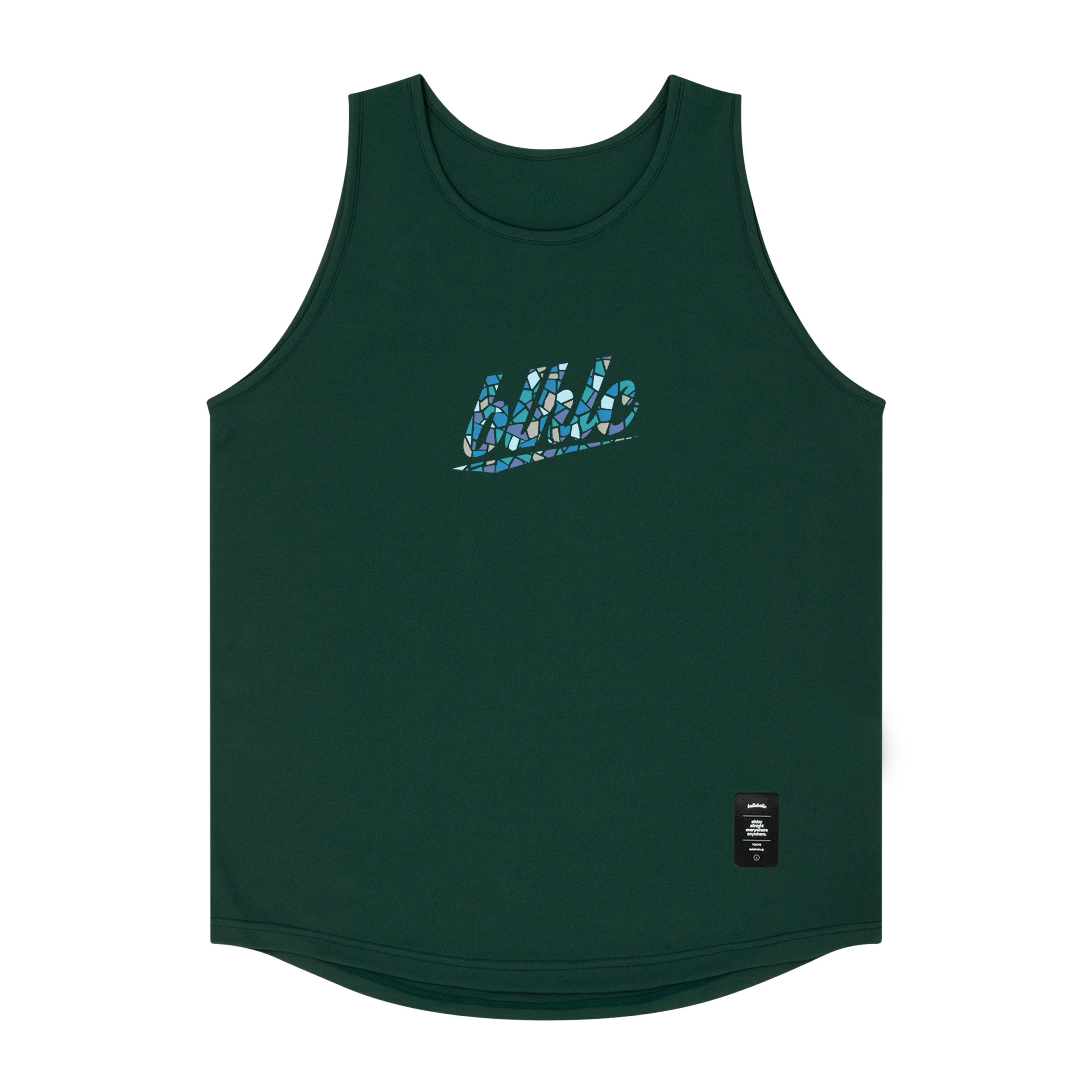 ballaholic-blhlc-tank-top-tr-gershirt-dark-green-mosaic image 1