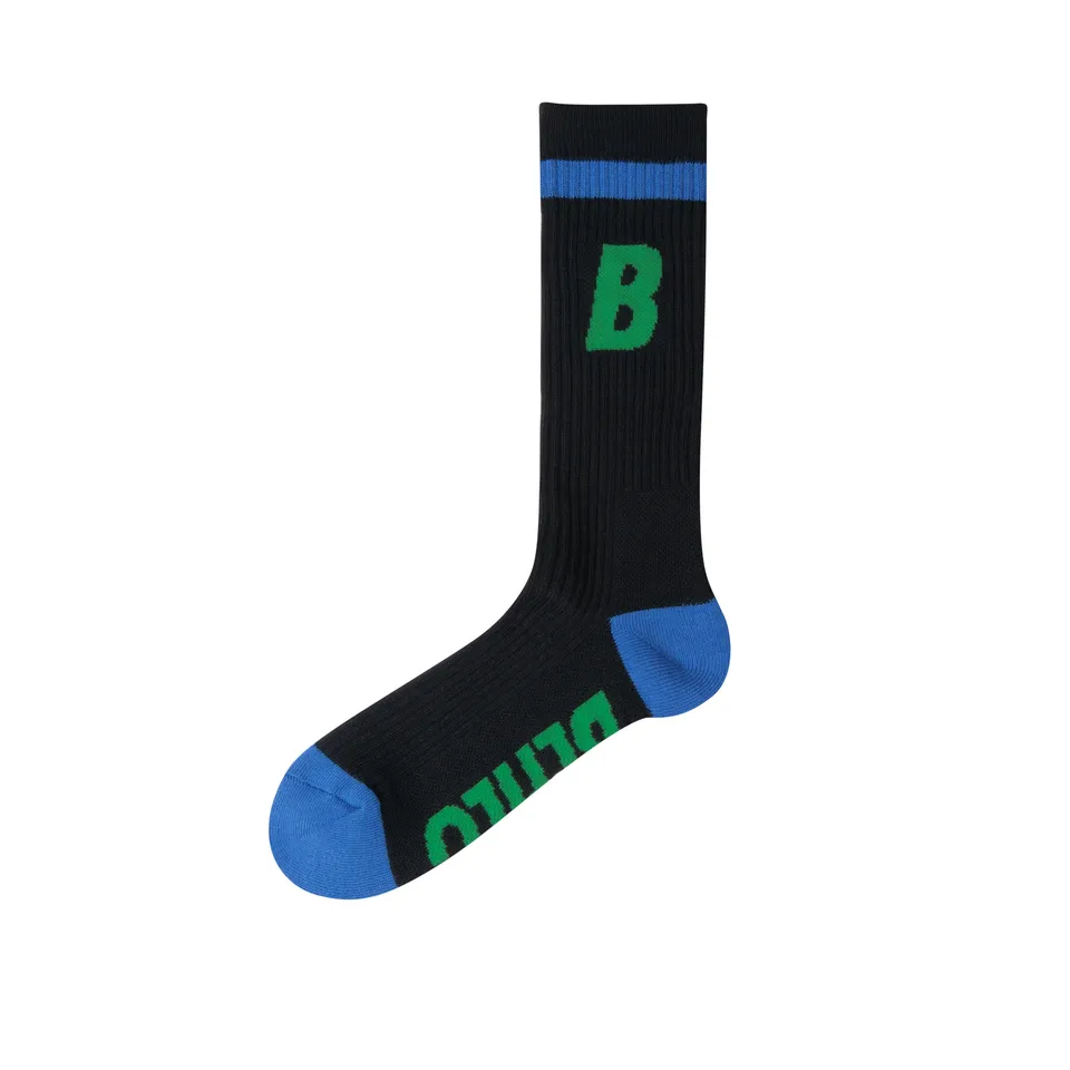 ballaholic-b-socks-socken-black-green-blue-court image 1
