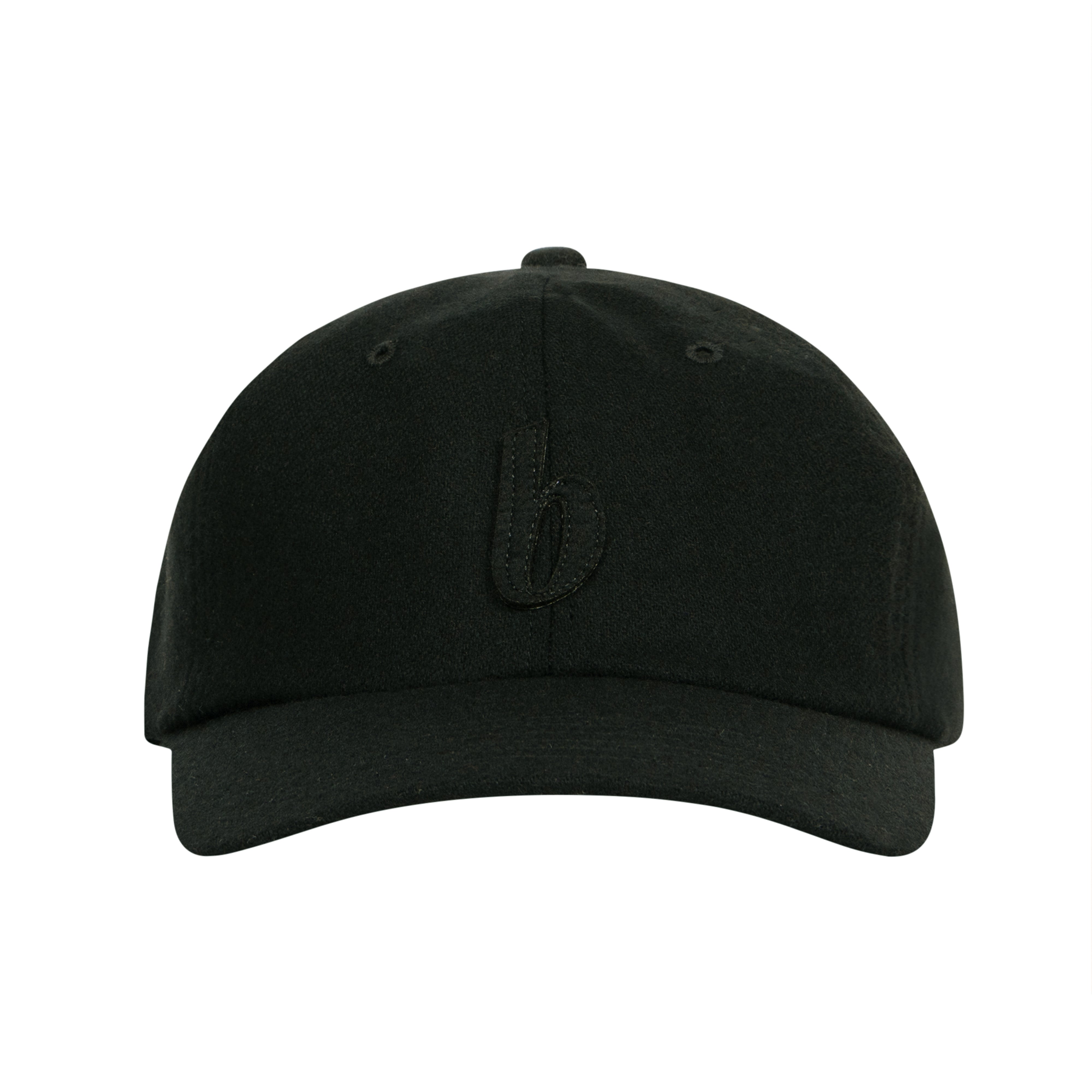 ballaholic-b-6p-wool-cap-cap-black-black-lederriemen image 1