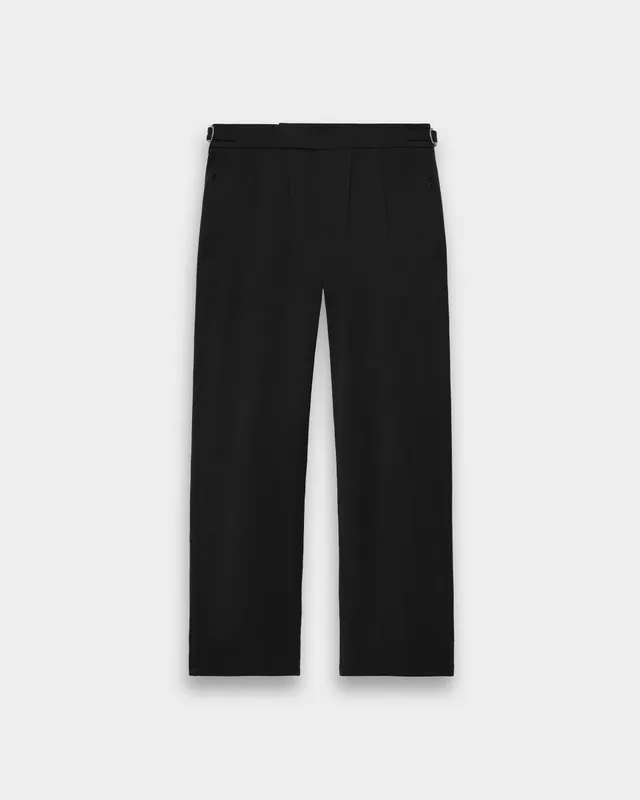 eightyfive-pleated-regular-tailored-pants-v2-hose-black image 1