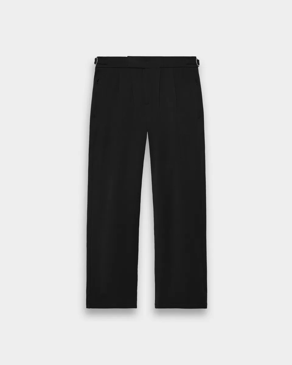 eightyfive-pleated-regular-tailored-pants-v2-hose-black image 1