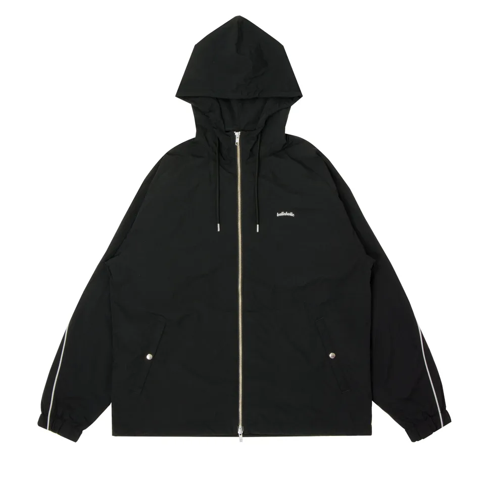 ballaholic-streetmove-nylon-full-zip-jacke-schwarz-reflektor image 1