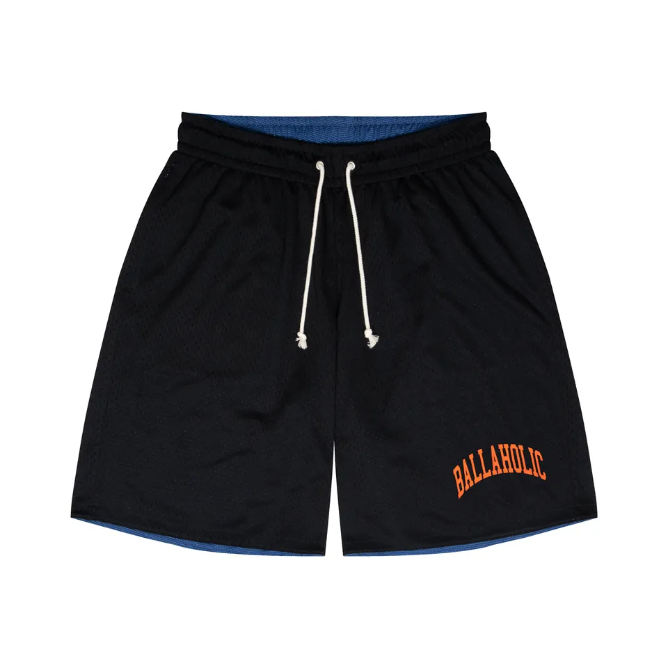 ballaholic-shorts-college-streetmove-mesh-zip-shorts-schwarz image 1