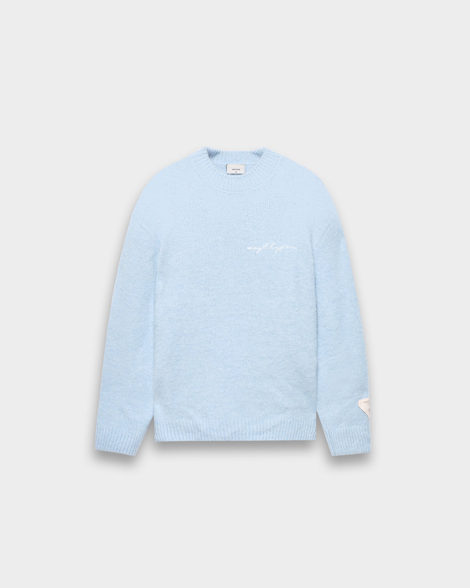 eightyfive-heavy-crew-neck-sweater-pullover-babyblue-oversized image 1