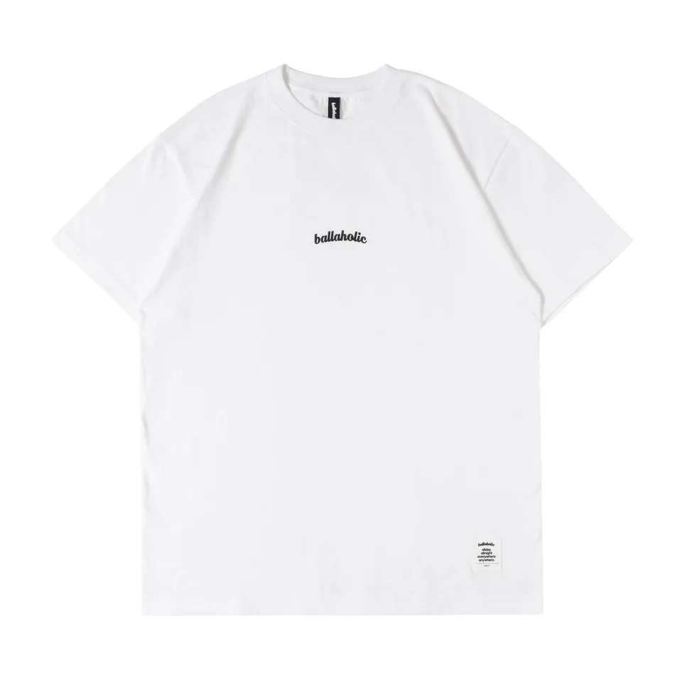 ballaholic-small-logo-tee-wei-schwarz image 1