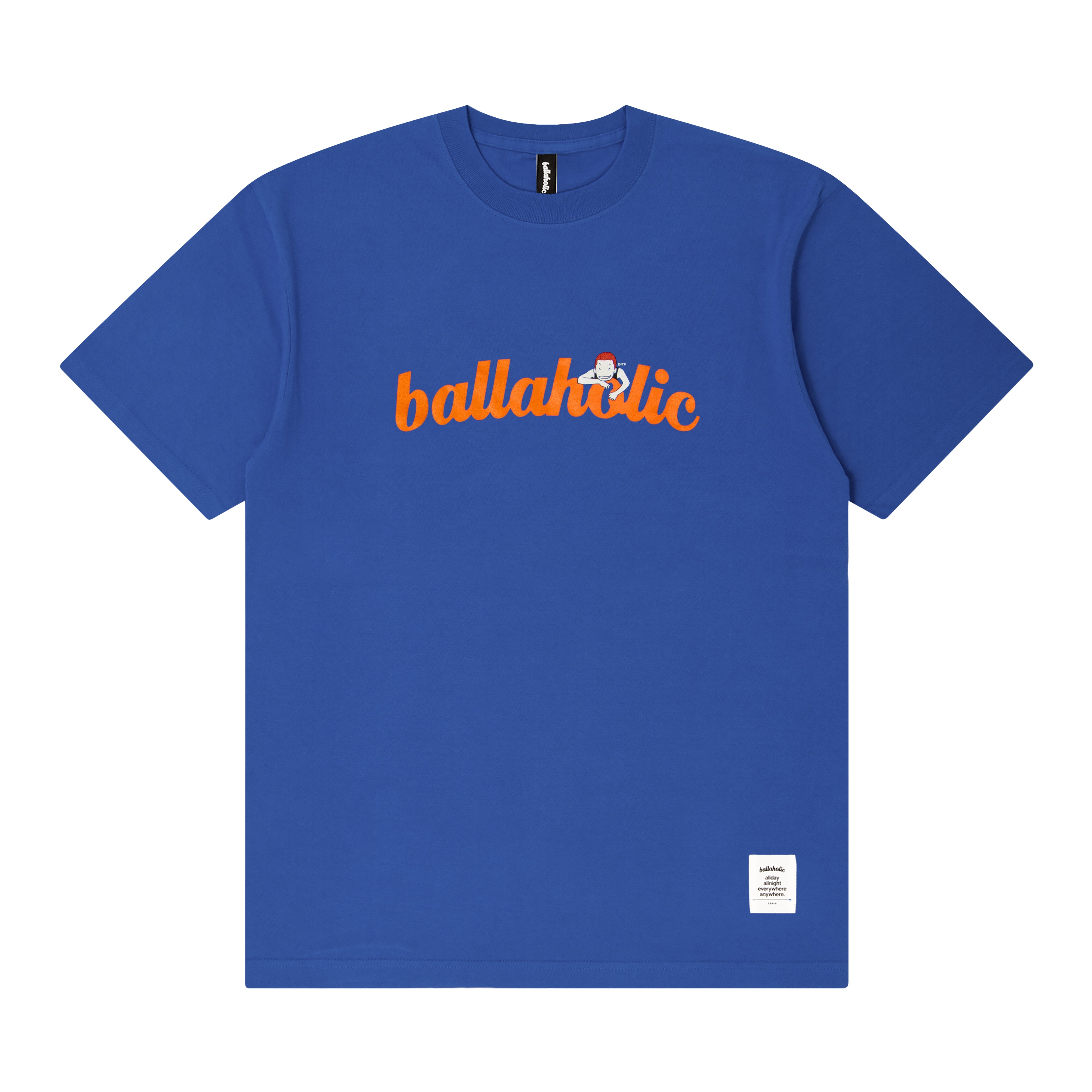 ballaholic-logo-tee-pick-up-playground-t-shirt-royal-blue image 1
