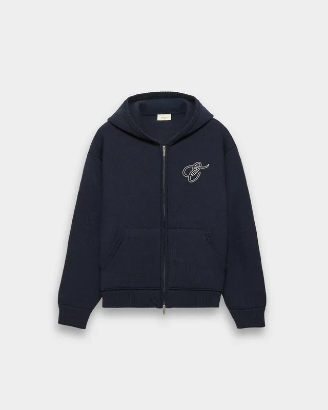 eightyfive-knitted-heavy-zip-hoodie-navy-wolle-relaxed image 1