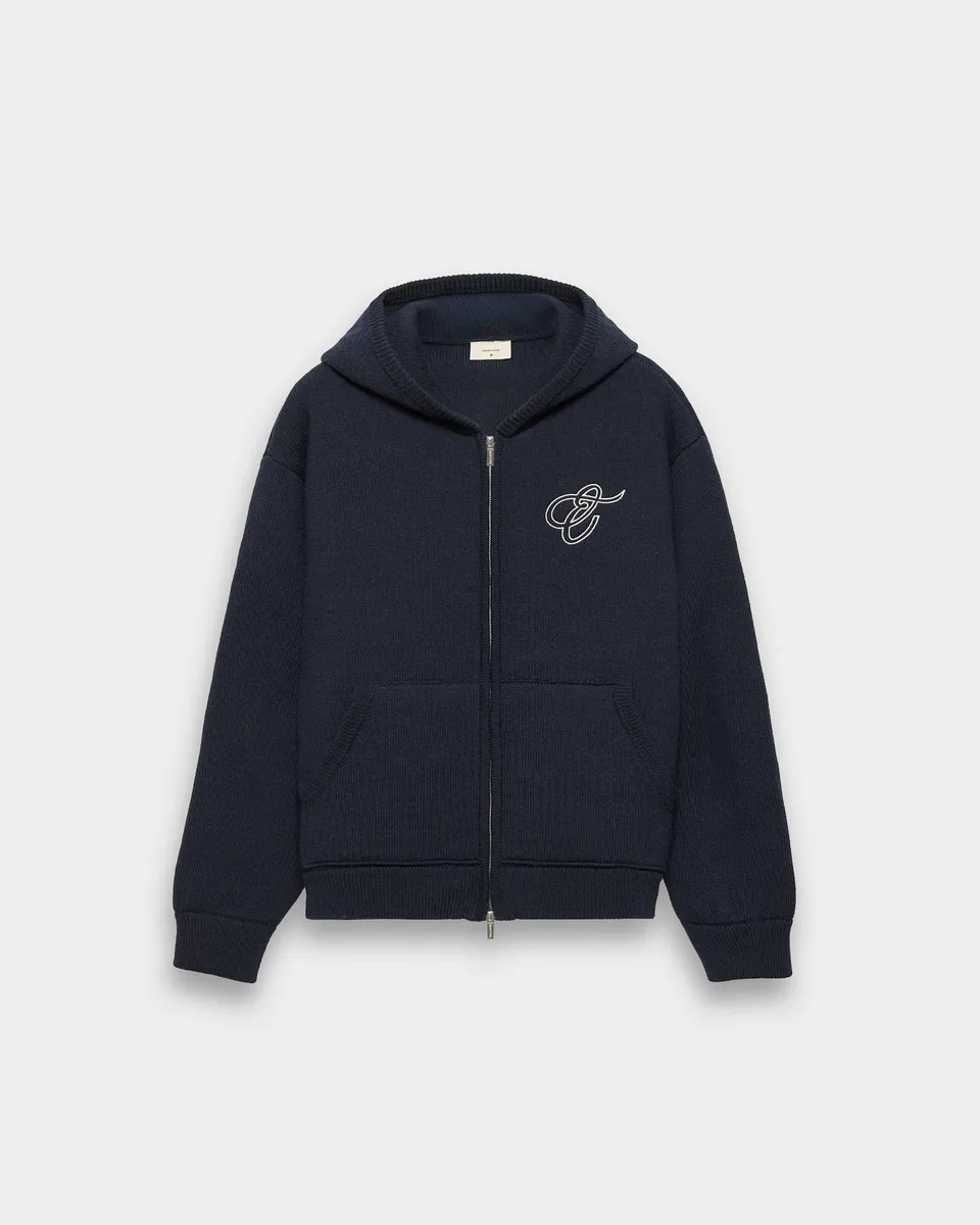 eightyfive-knitted-heavy-zip-hoodie-navy-wolle-relaxed image 1