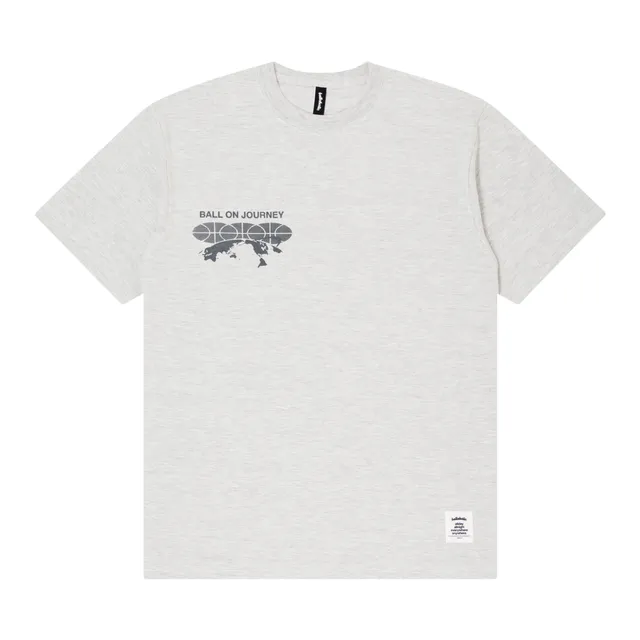 ballaholic-boj-2025-baumwoll-t-shirt-ash-grau image 1
