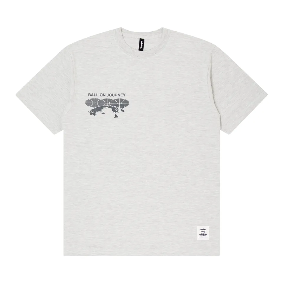 ballaholic-boj-2025-baumwoll-t-shirt-ash-grau image 1