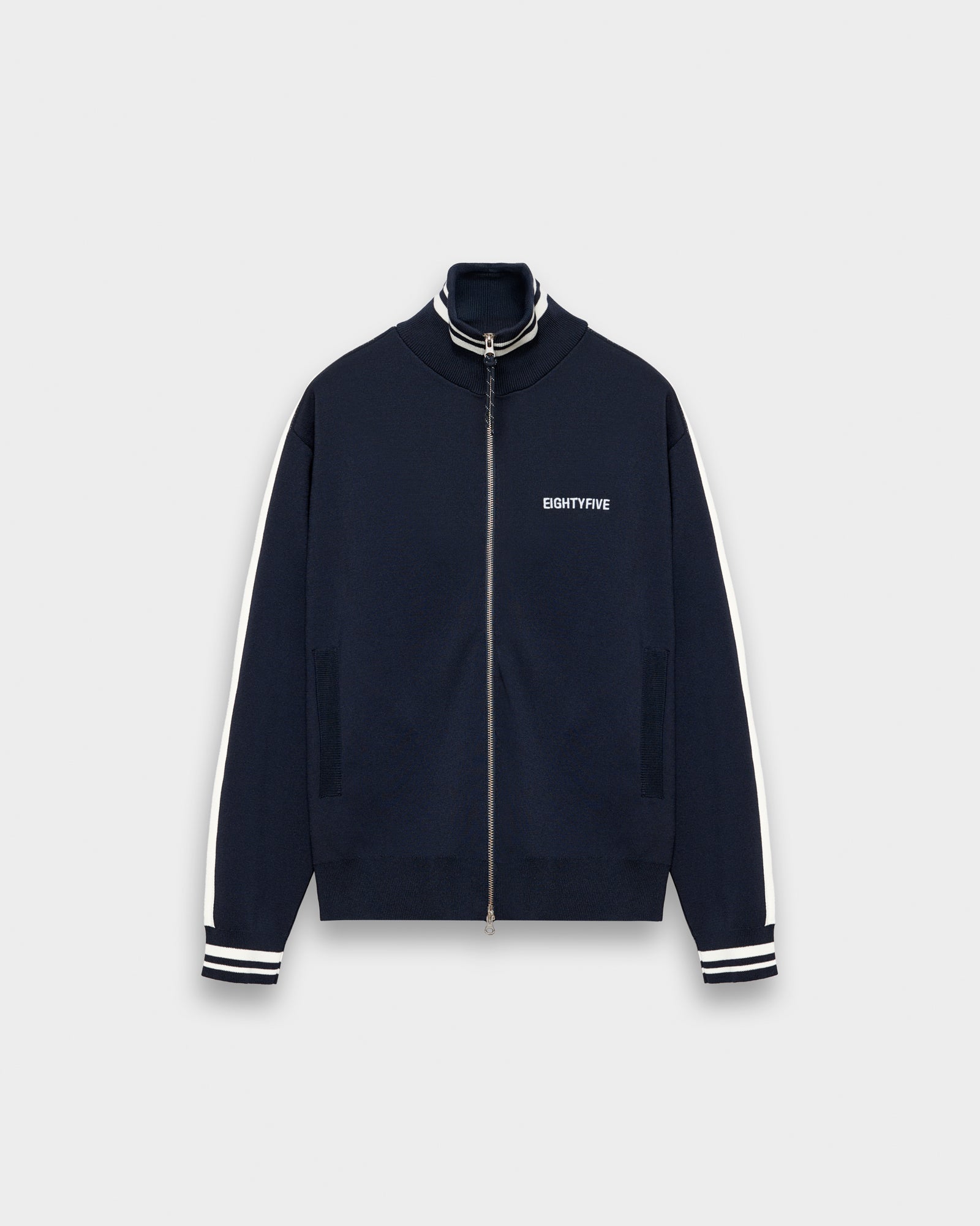 eightyfive-knit-trackjacket-trainingsjacke-navy-regular-fit image 1