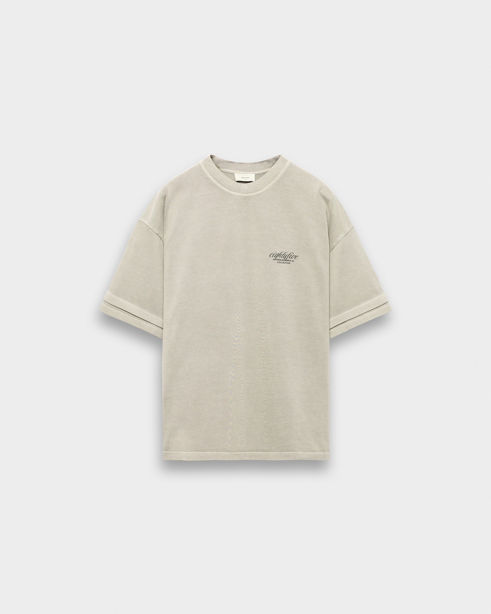 eightyfive-double-sleeve-t-shirt-vintage-hellgrau image 1