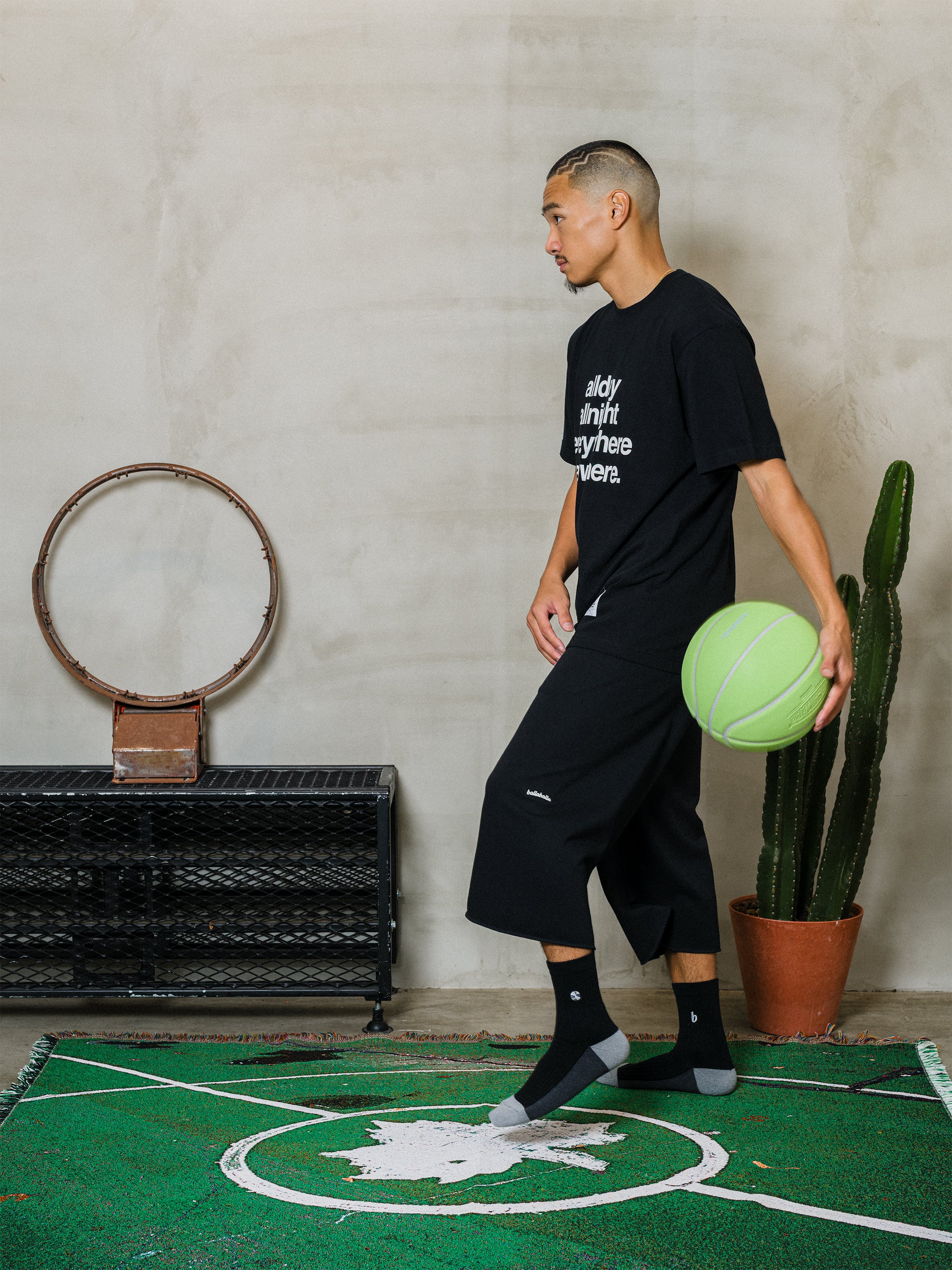 ballaholic-b-ball-mid-crew-socken-black-halbhoch image 3