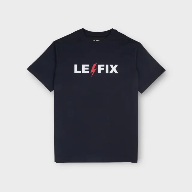 le-fix-lightning-26-t-shirt-navy-baumwolle image 1