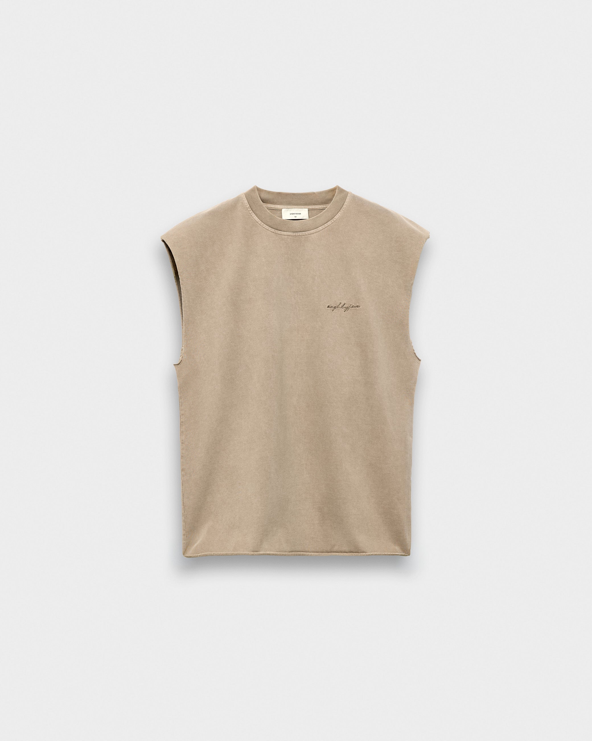 eightyfive-loose-tanktop-top-taupe-oversized-fit image 1