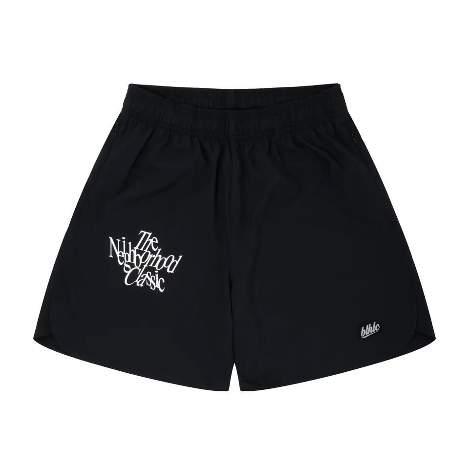 ballaholic-neighborhood-classic-zip-shorts-schwarz-reiverschluss image 1