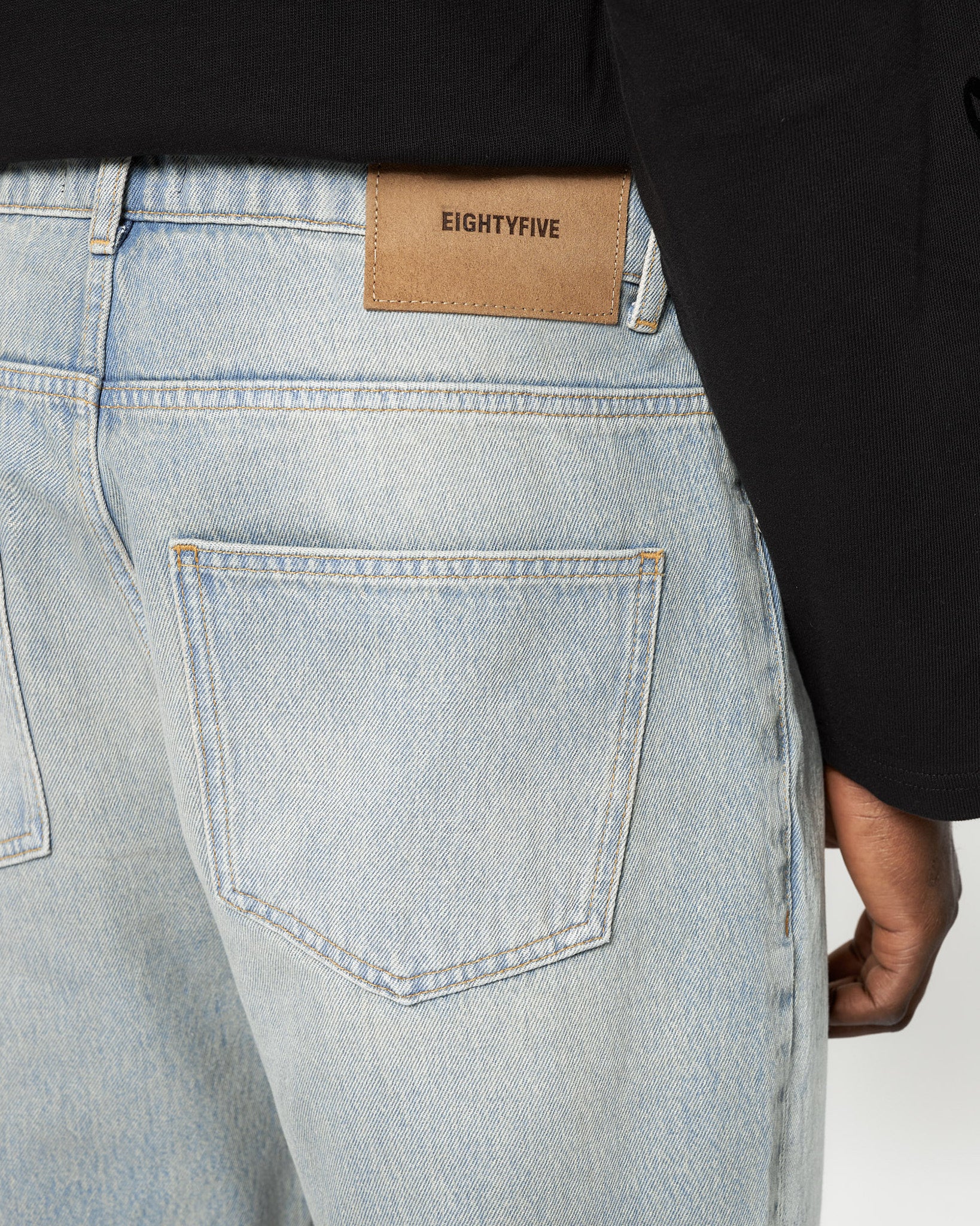 eightyfive-straight-denim-jeans-island-blue-100-baumwolle image 6