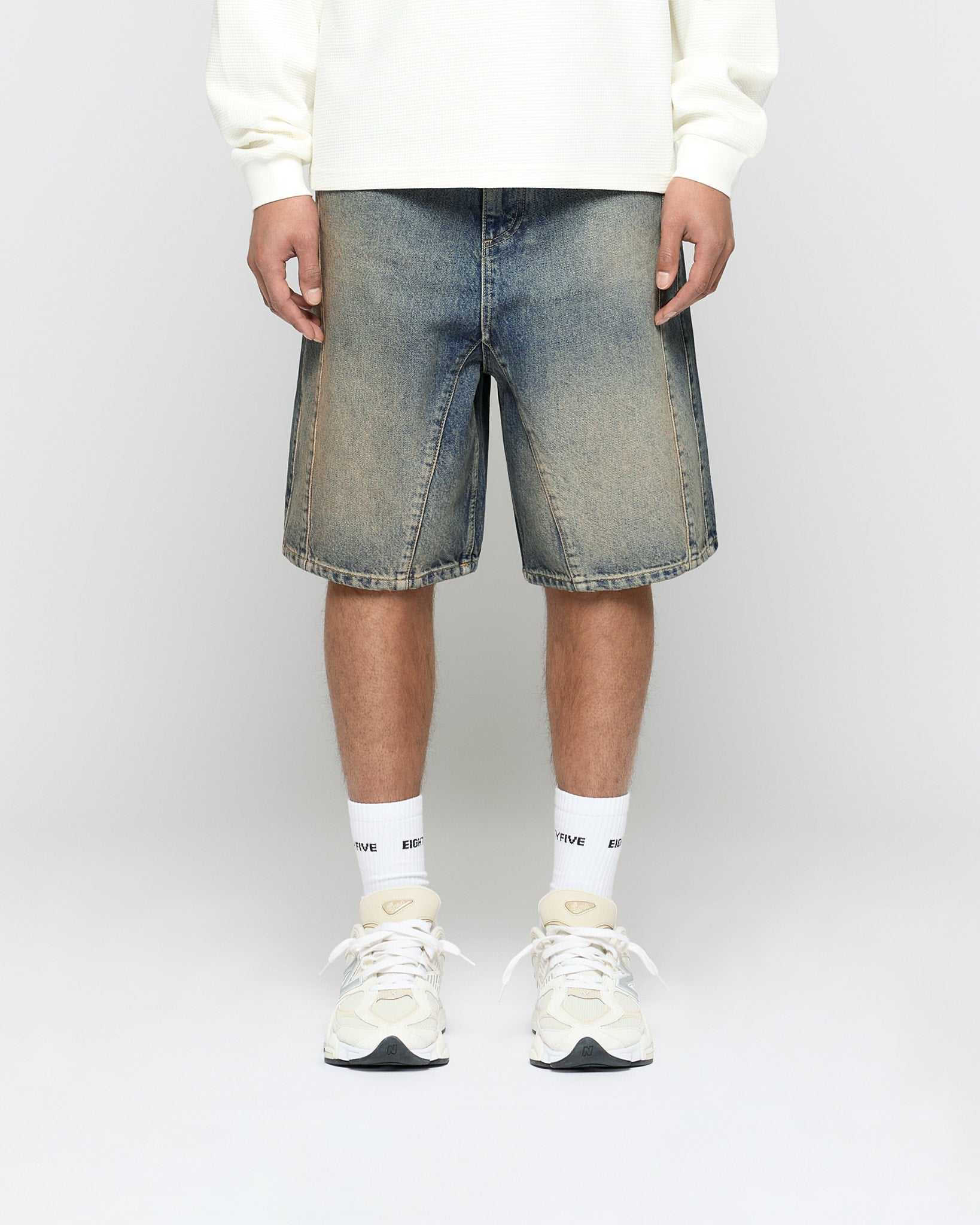eightyfive-used-baggy-jorts-used-sand-100-baumwolle image 2