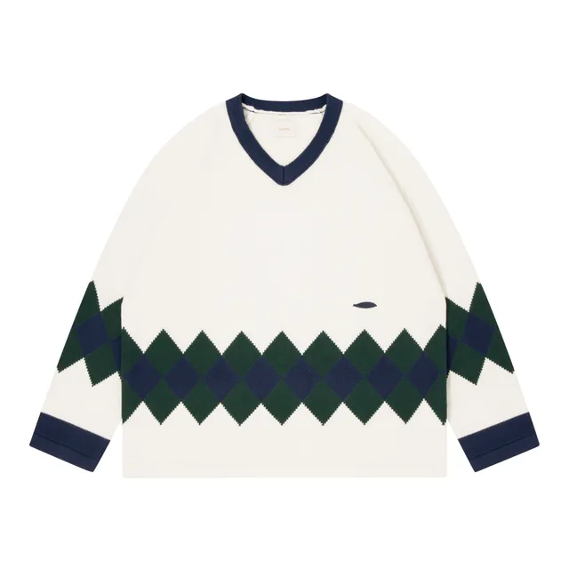 ballaholic-easy-jersey-knit-sweater-strickpullover-off-white image 1