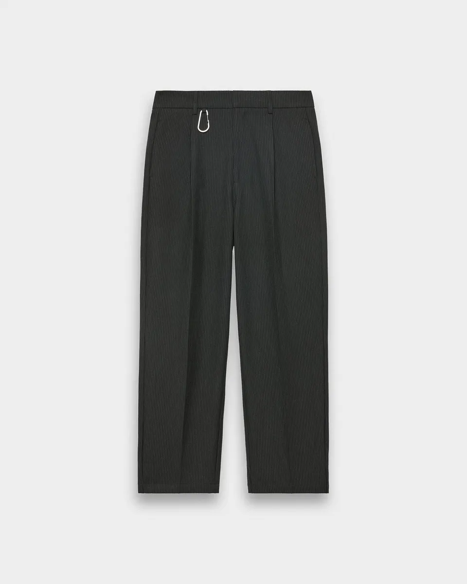 eightyfive-pinstripe-baggy-tailored-pants-hose-black-pinstripe image 1