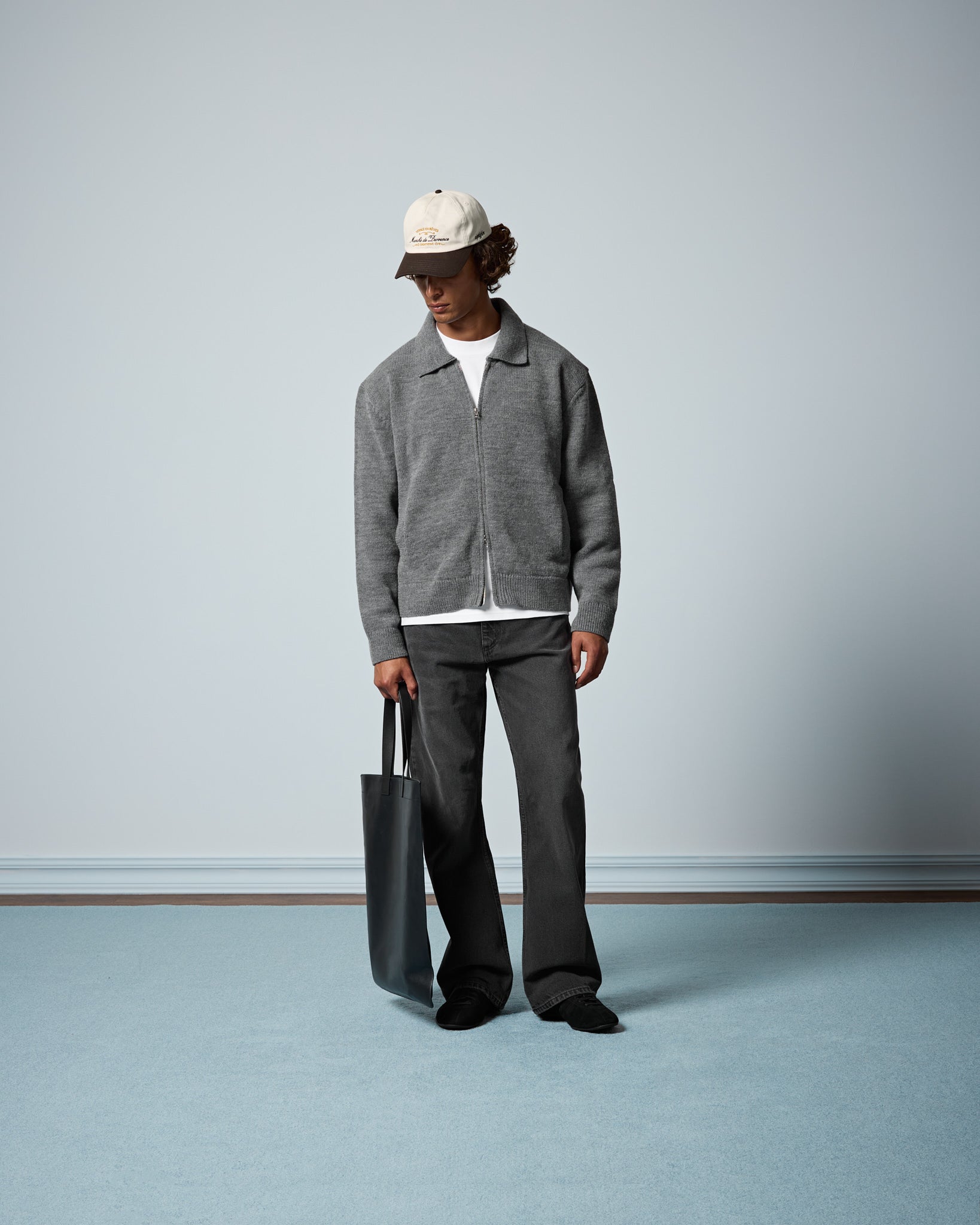 eightyfive-wool-blend-zip-cardigan-strickjacke-grau-relaxed image 4