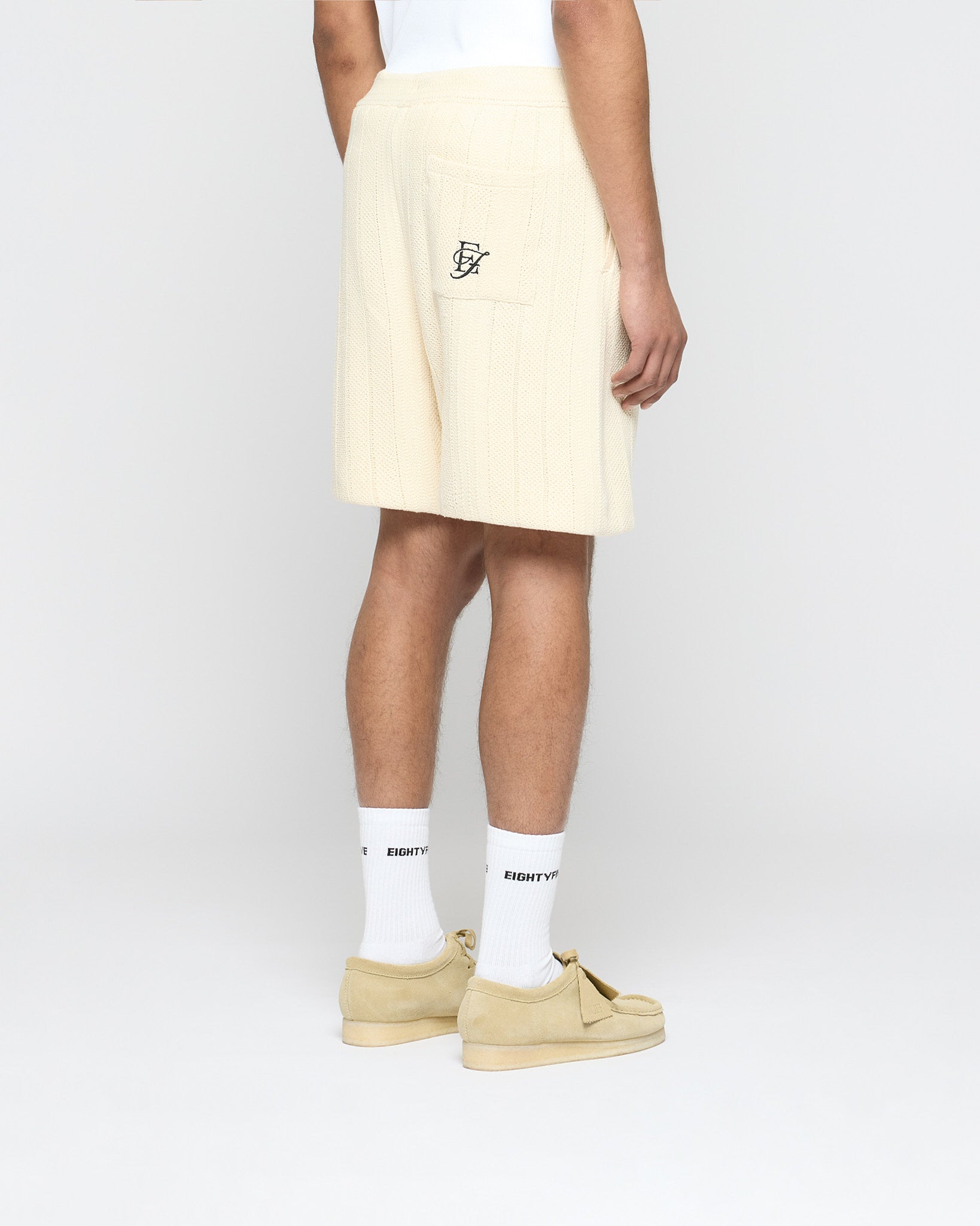 eightyfive-embroidered-knit-shorts-shorts-off-white-baumwolle image 4