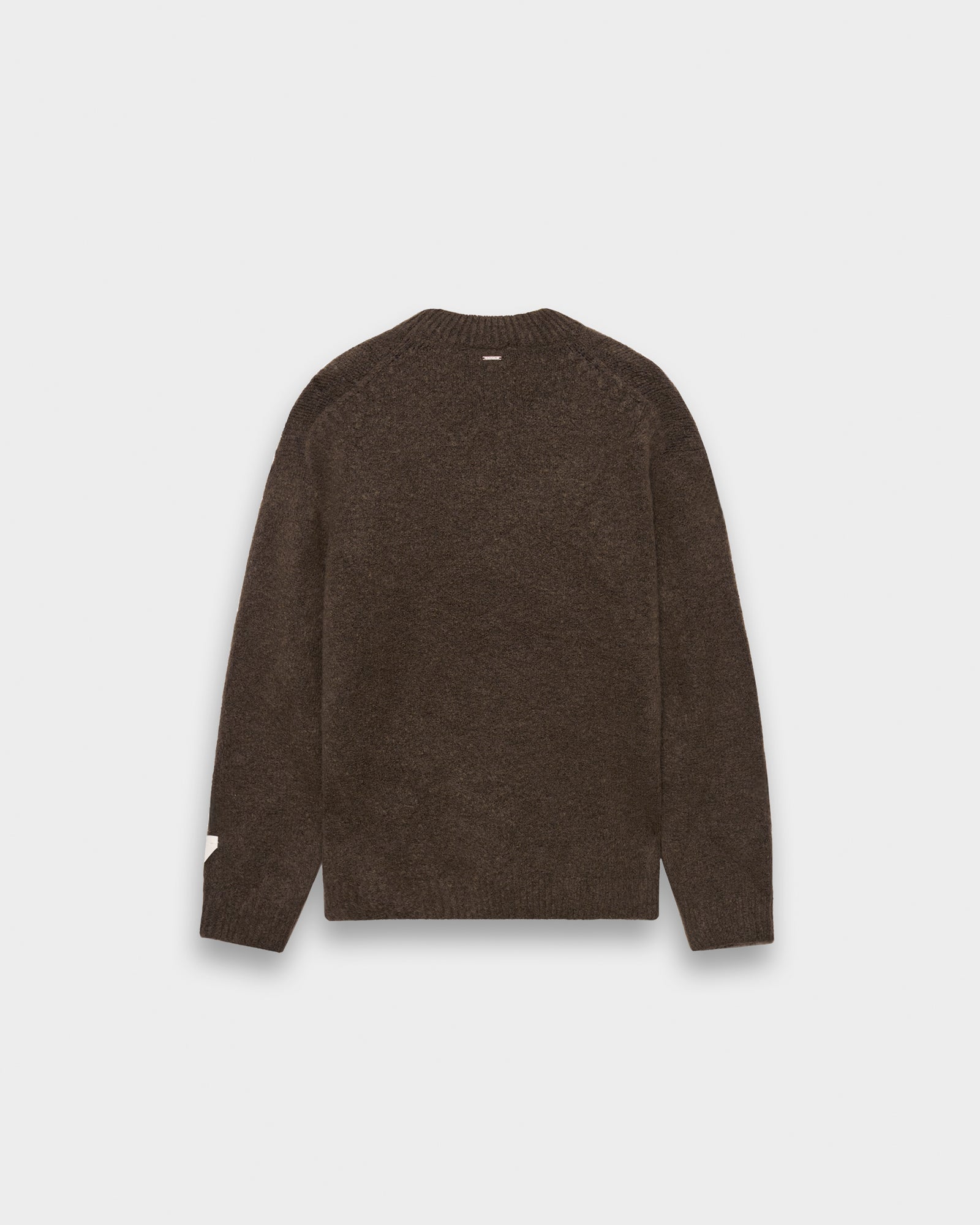 eightyfive-tops-heavy-crew-neck-sweater-pullover-dark-khaki image 2