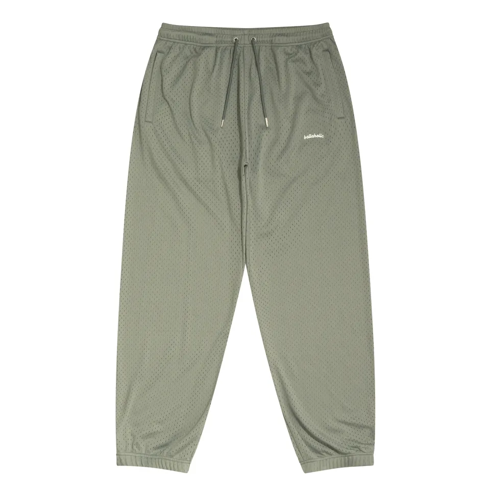 ballaholic-logo-mesh-long-pants-hose-grau image 1