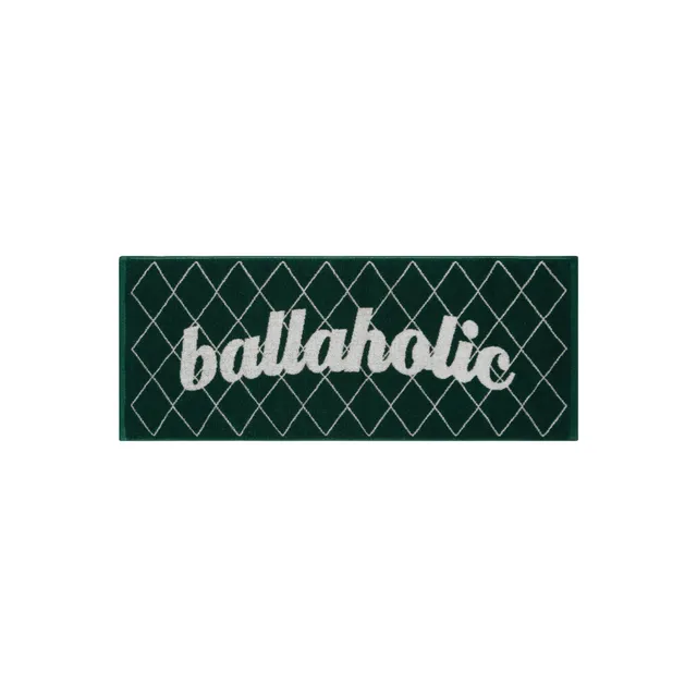 ballaholic-net-pattern-logo-towel-dunkelgr-n-wei image 1