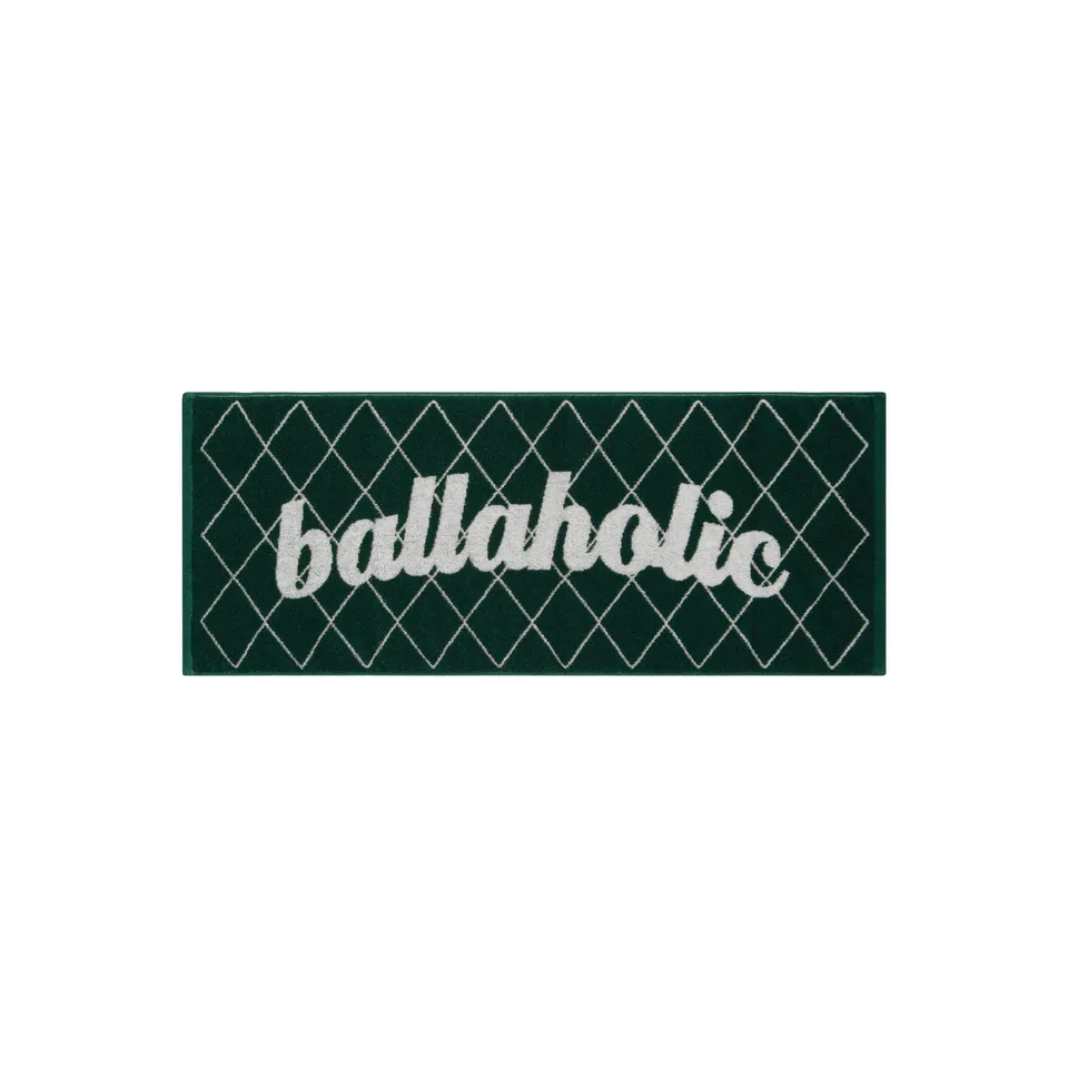 ballaholic-net-pattern-logo-towel-dunkelgr-n-wei image 1