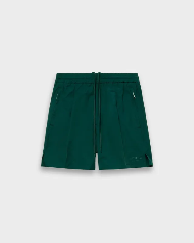 eightyfive-nylon-track-shorts-shorts-pine-green-relaxed image 1