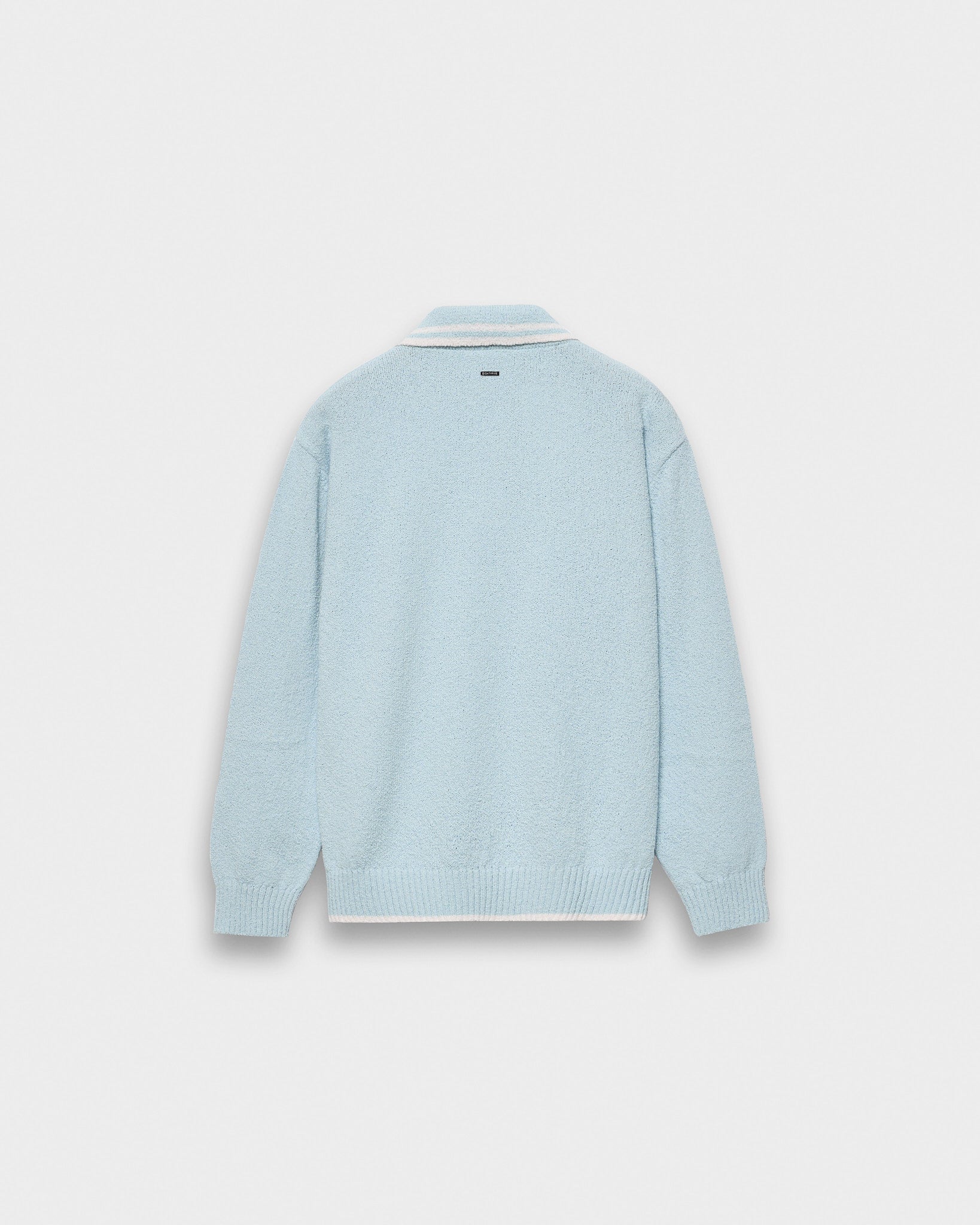 eightyfive-boucle-polo-longsleeve-polo-babyblue-regular image 2