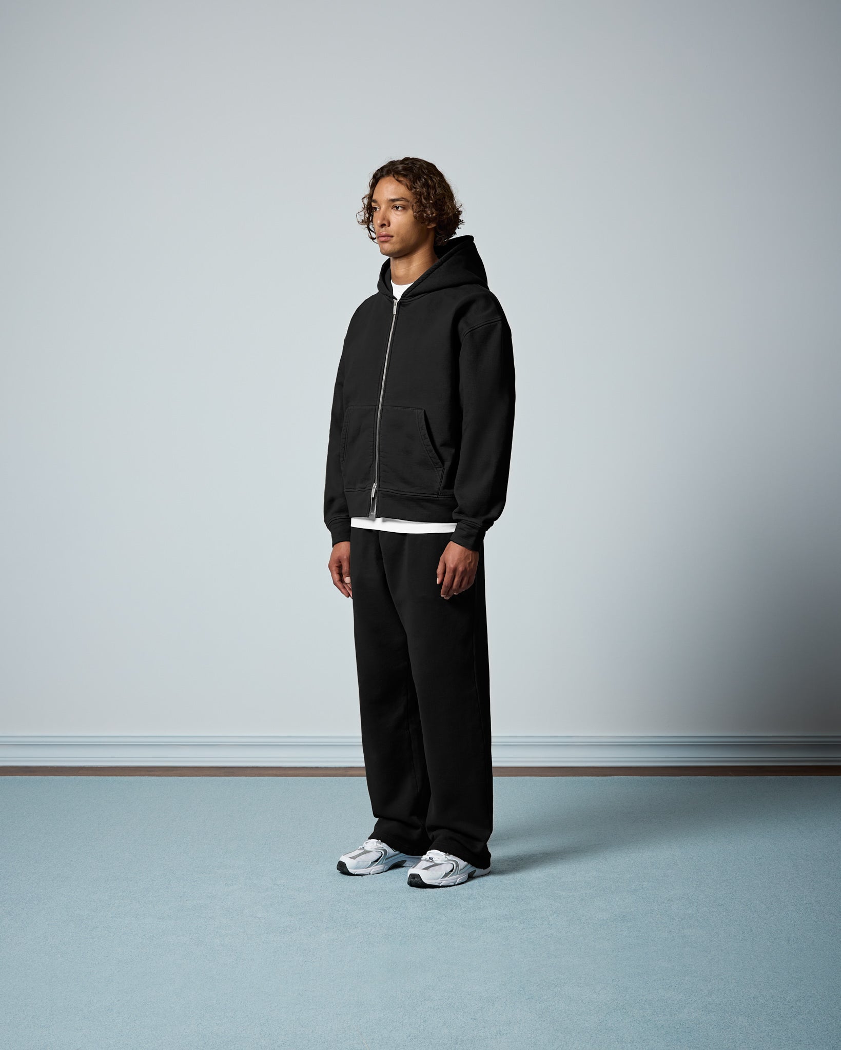 eightyfive-signature-heavy-zip-hoodie-schwarz-m image 5