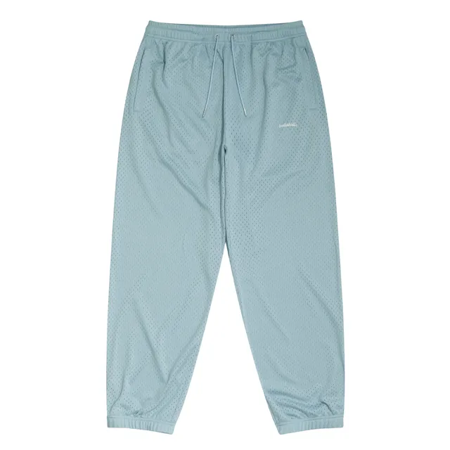 ballaholic-logo-mesh-long-pants-hose-hellblau-mit-reissverschluss image 1