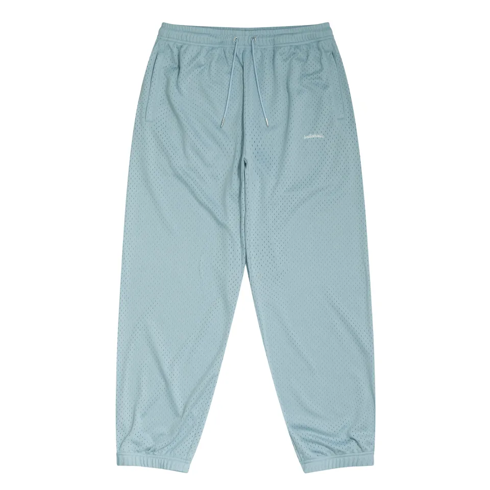 ballaholic-logo-mesh-long-pants-hose-hellblau-mit-reissverschluss image 1