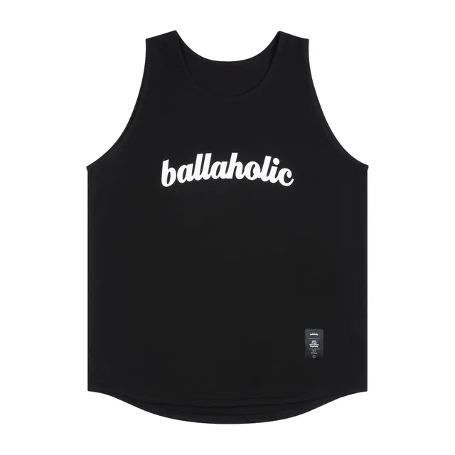 ballaholic-logo-tank-top-schwarz-weiss-mit-print image 1