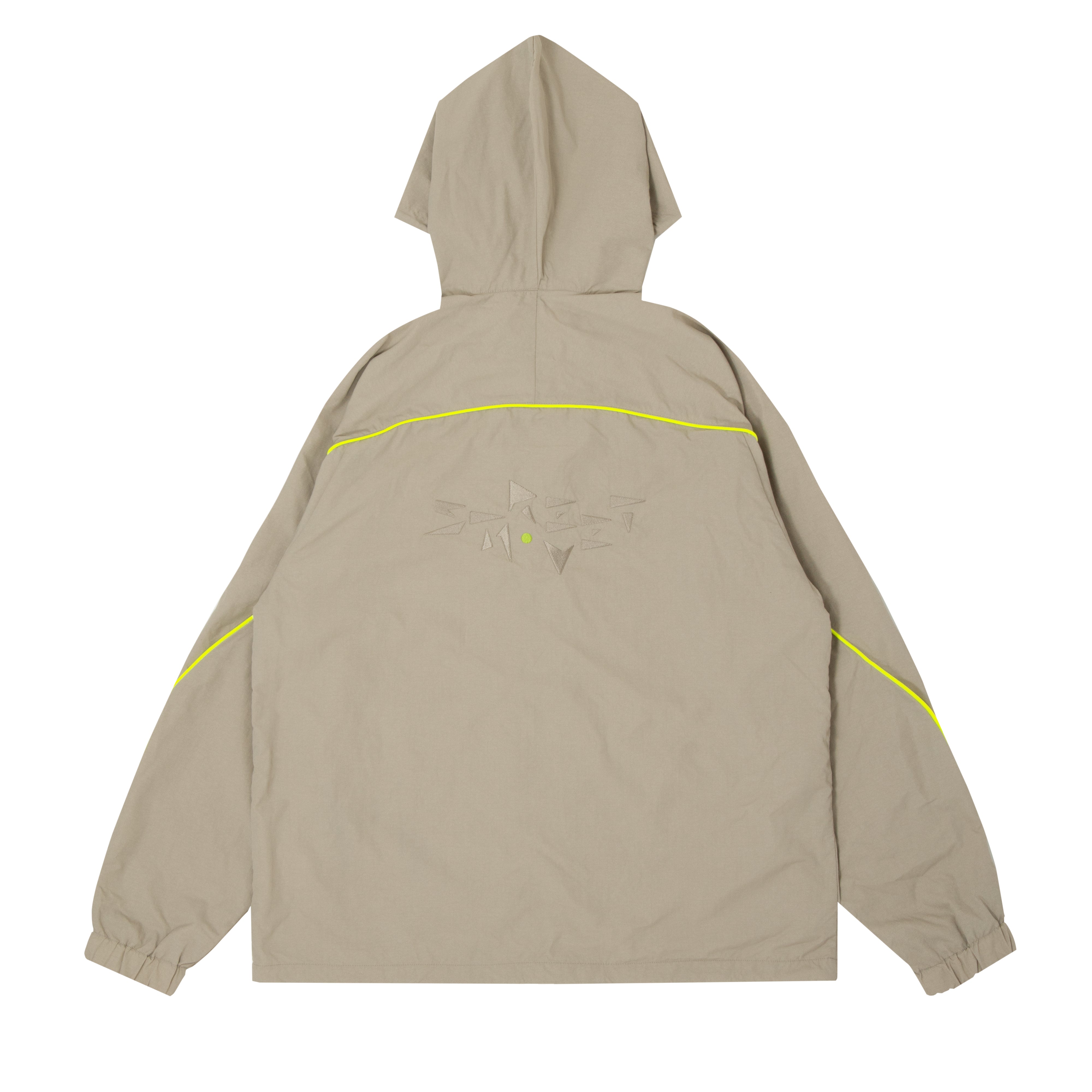 ballaholic-tops-streetmove-nylon-full-zip-jacket-taupe image 2