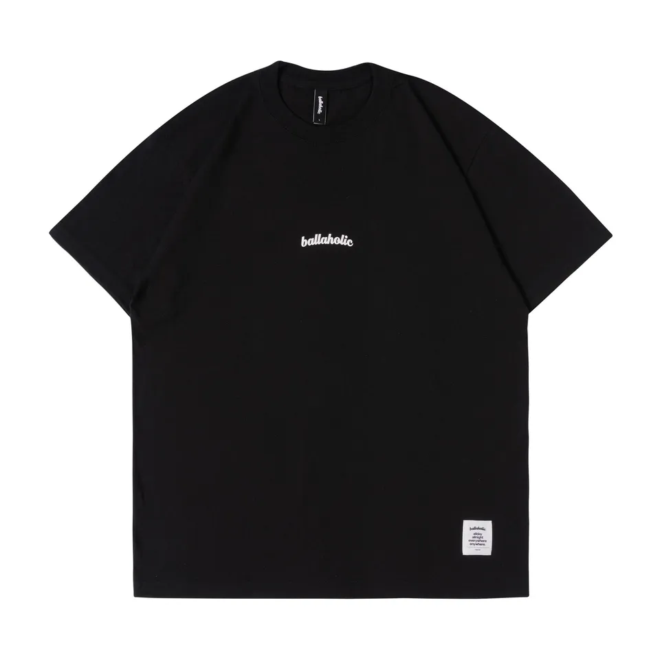 ballaholic-cotton-tees-small-logo-tee-schwarz-t-shirt image 1