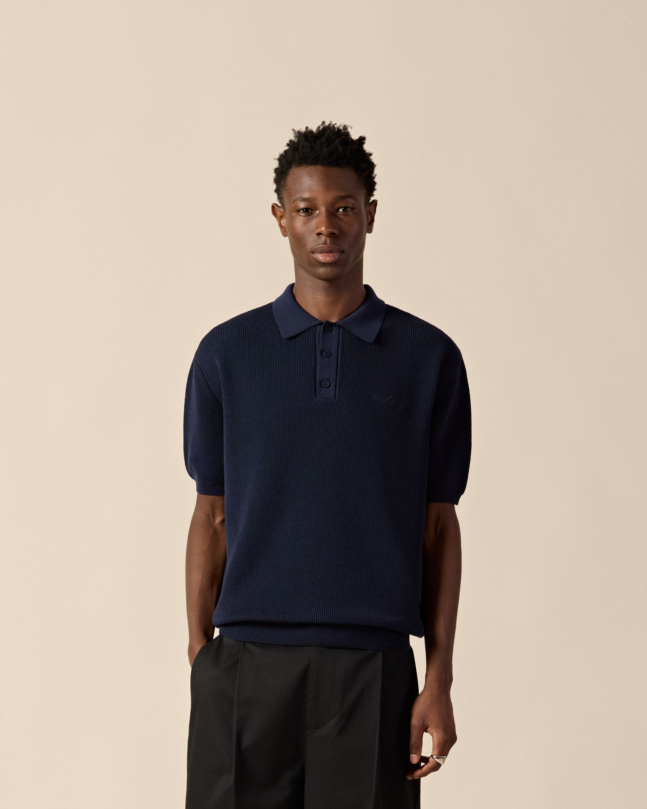 eightyfive-knit-poloshirt-polo-navy-regular-fit-baumwolle image 3