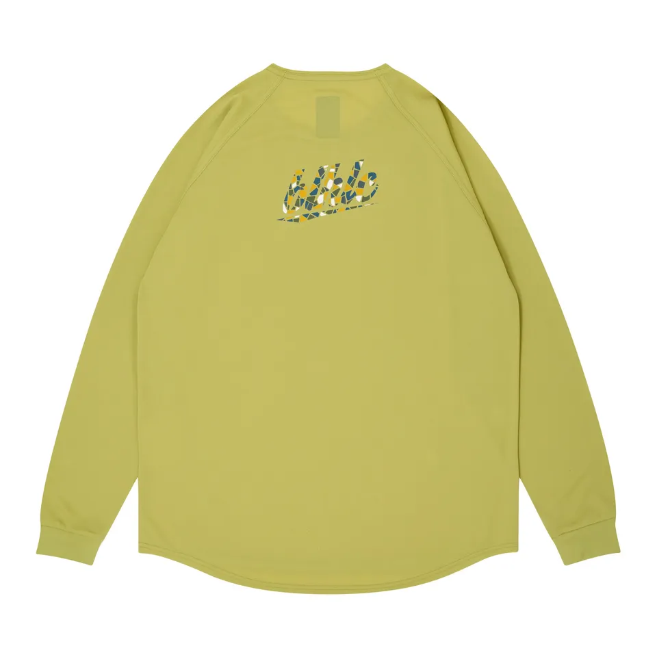 ballaholic-blhlc-back-print-cool-long-tee-longsleeve-beige-mosaic image 1