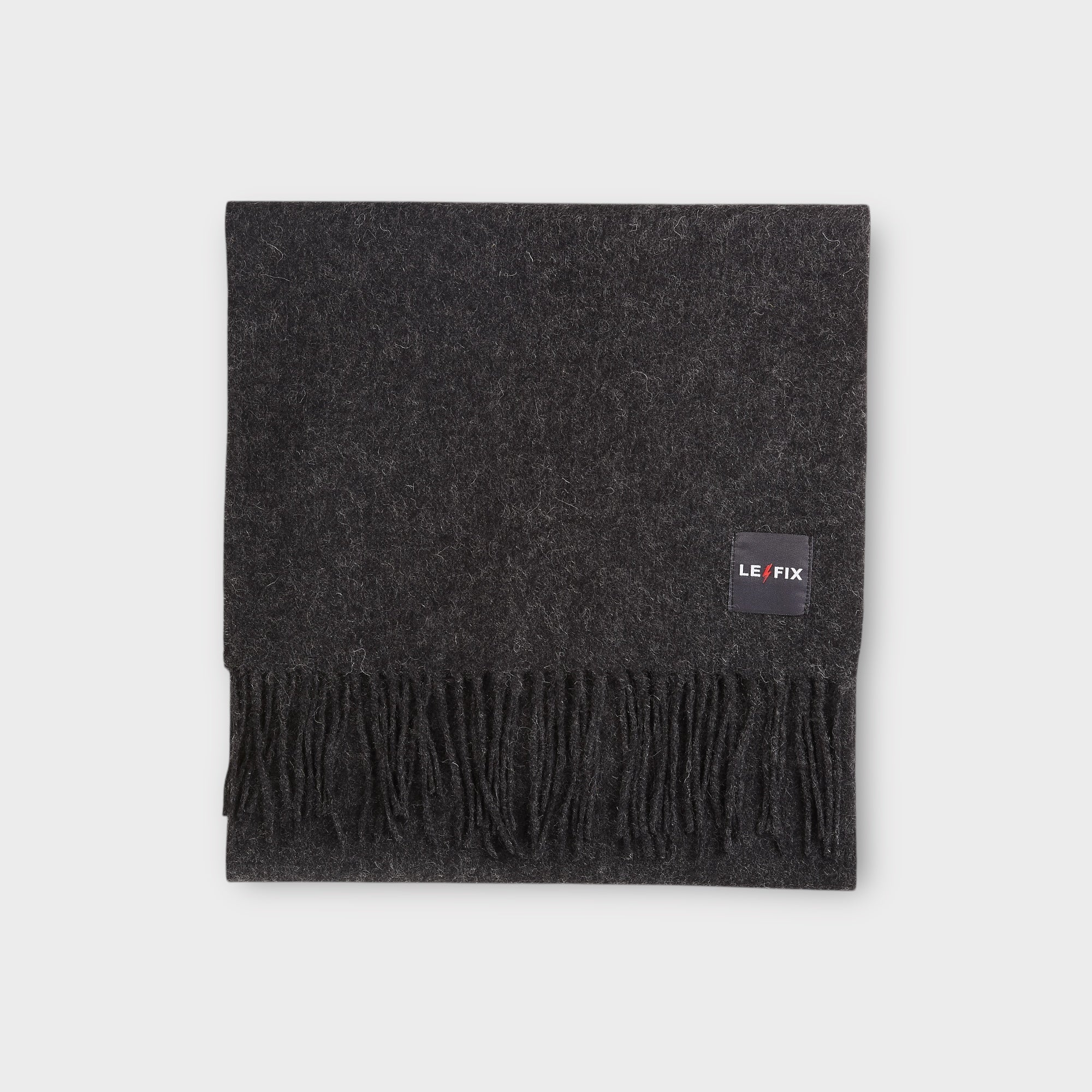 le-fix-accessories-wollschal-grau-180x30-cm-wolle image 1
